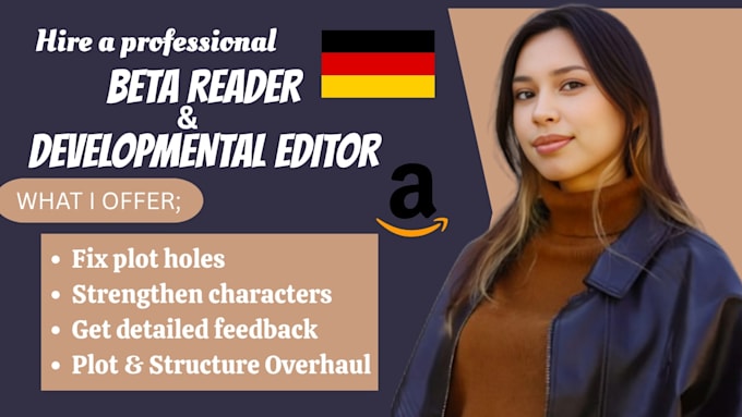 beta read and developmental edit your german ebook, novel with detailed feedback