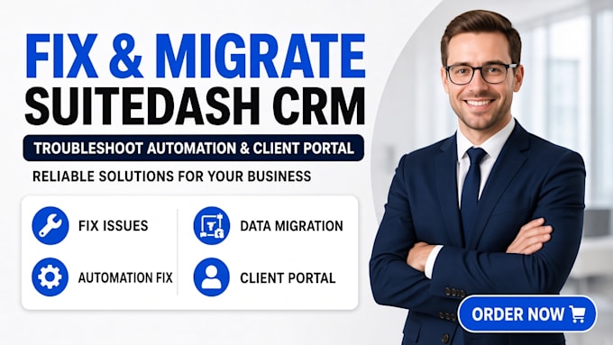 fix suitedash issues migrate suitedash CRM troubleshoot automation client portal