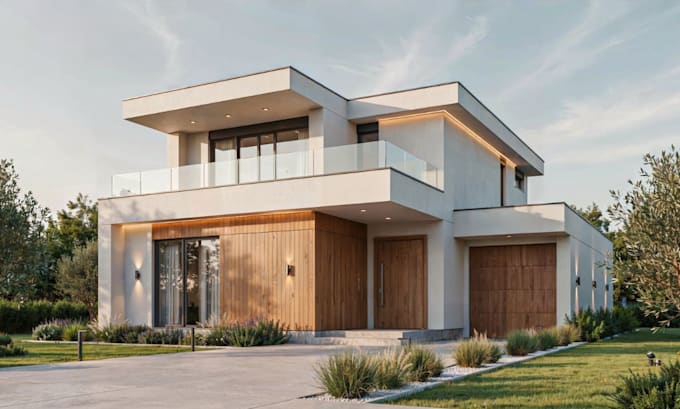 create 3d exterior rendering for real estate and property development
