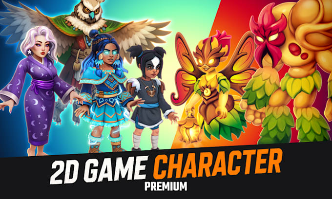 design 2d game characters
