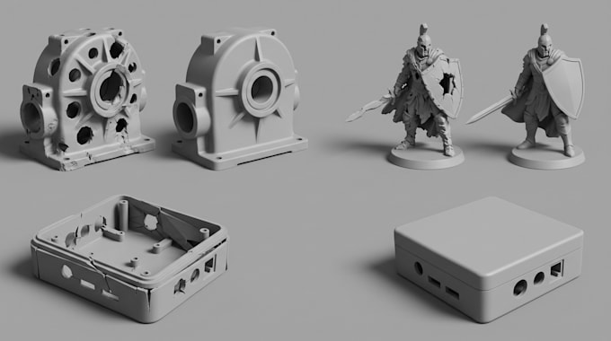 repair modify fix stl files mesh errors make 3d models printable and ready