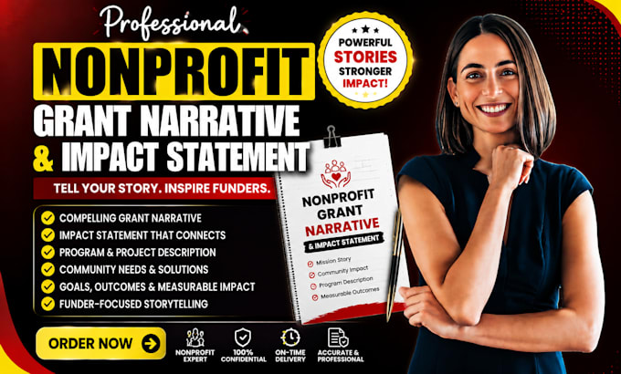 create your nonprofit grant narrative and impact statement
