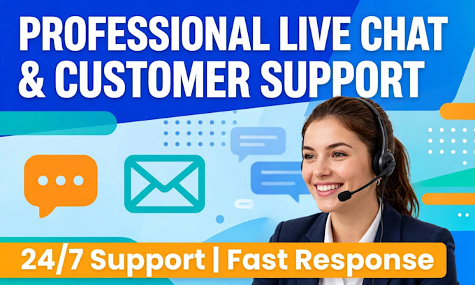 do professional live chat support and customer support