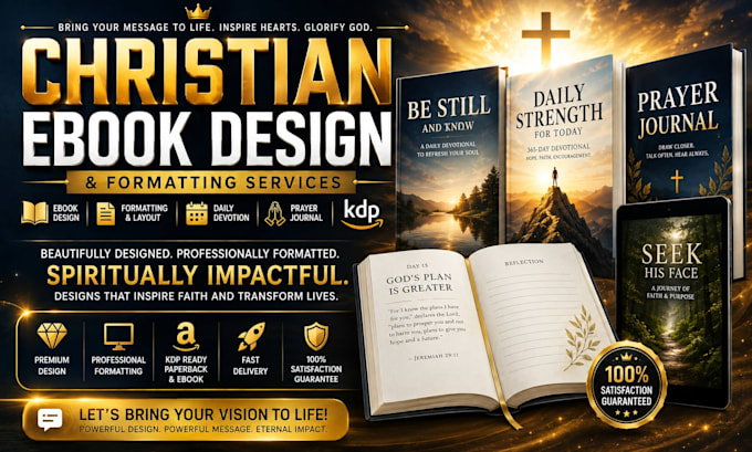design format christian ebook, daily devotion, prayer journal, amazonkdp