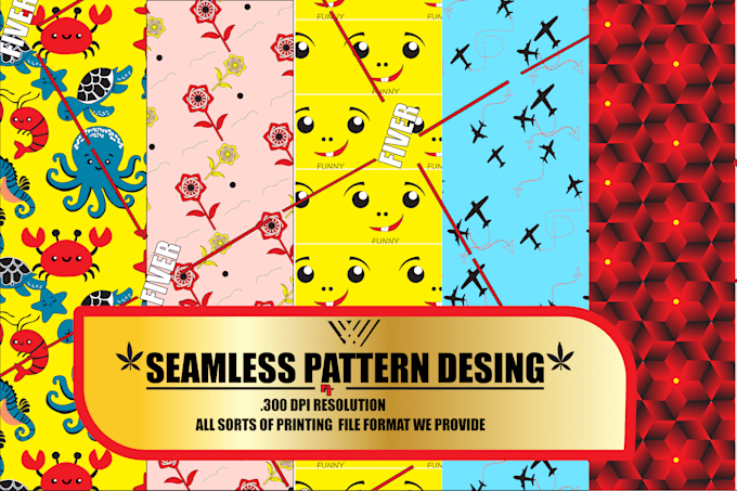 design seamless pattern designs for fabric, textile, and fashion