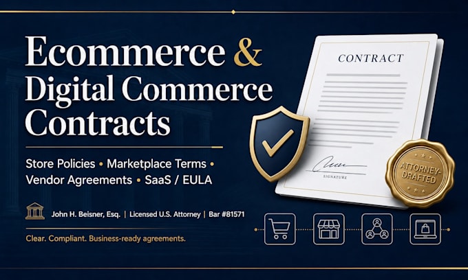 write bulletproof ecommerce vendor and supplier agreements