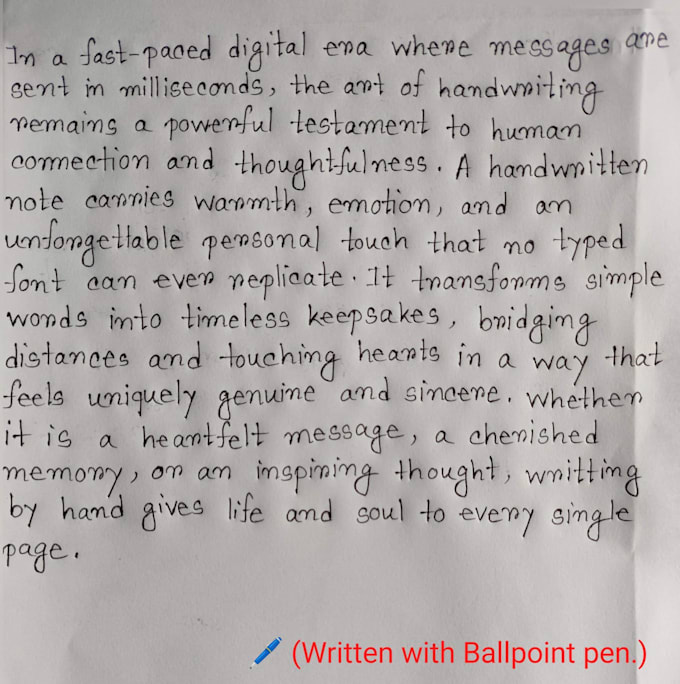 handwrite your digital texts, scripts, or notes