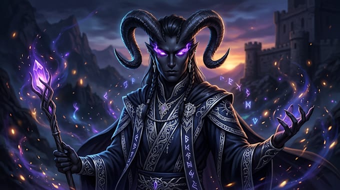 draw realistic portrait or dnd character