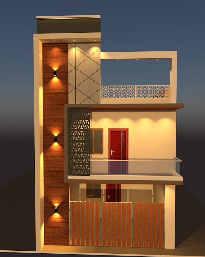 do 2d house plan and 3d elevation for ur house