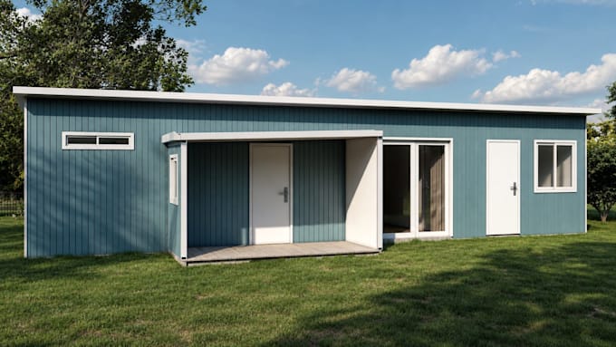 create a detailed panel house project with bom