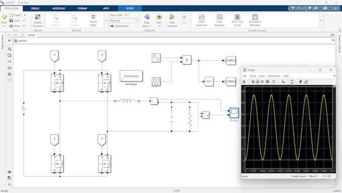 matlab programming, simulink diagrams etc