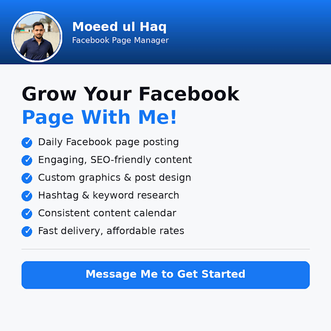 create and schedule engaging facebook page posts