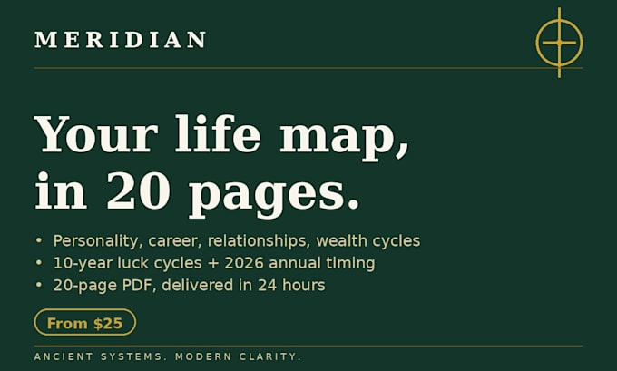 read your bazi chart and write your 20page life operating manual