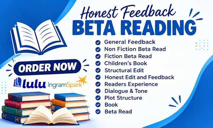 beta read fiction structural edit honest feedback dialogue
