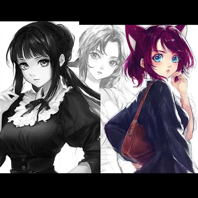 draw anime and manga illustrations