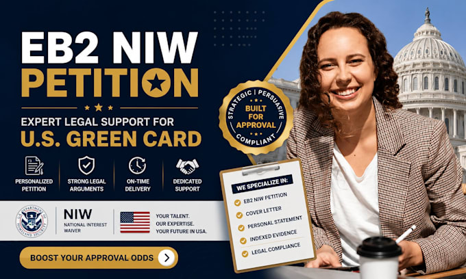 write eb2 niw expert letters, petition letters, and cover letters