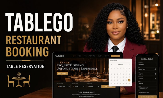design tablego restaurant booking and table reservation booking website