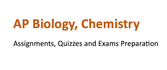 create exam, test , quizzes and lessons for biology
