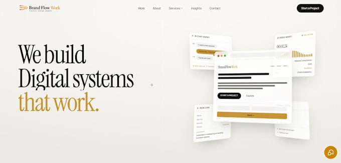 develop a high converting luxury website and custom web development