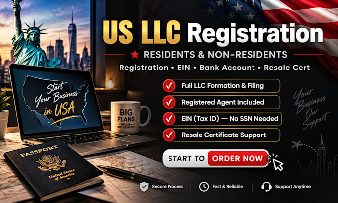 streamline your llc formation, registered agent, and corp reinstatement