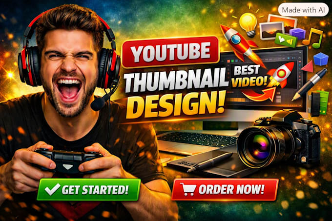 create high quality youtube thumbnails