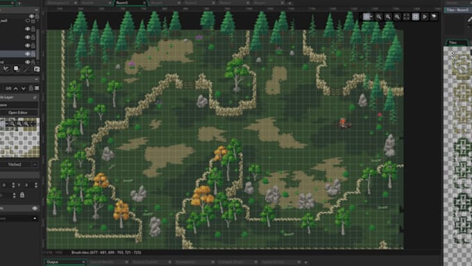 do top down pixel art indie game map 2d game background assets top down tileset