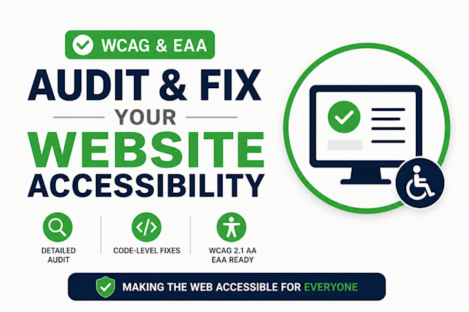 audit and fix your website for wcag and eaa accessibility