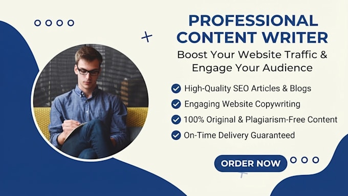 do creative content writing and blog posts for your website