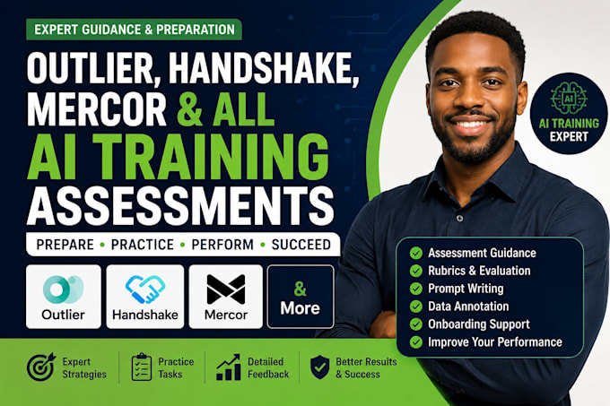 do outlier, handshake, mercor, all ai training assessments