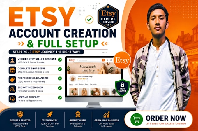 etsy seller account setup