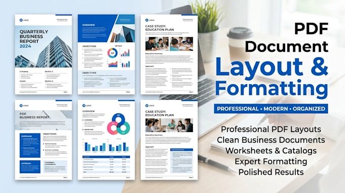 do professional pdf document layout design and formatting