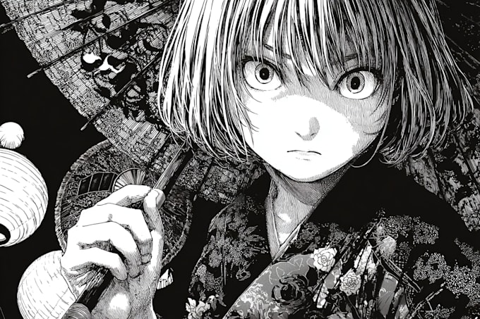 do anime manga illustration