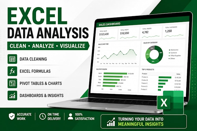 clean, format and analyze your excel or CSV data