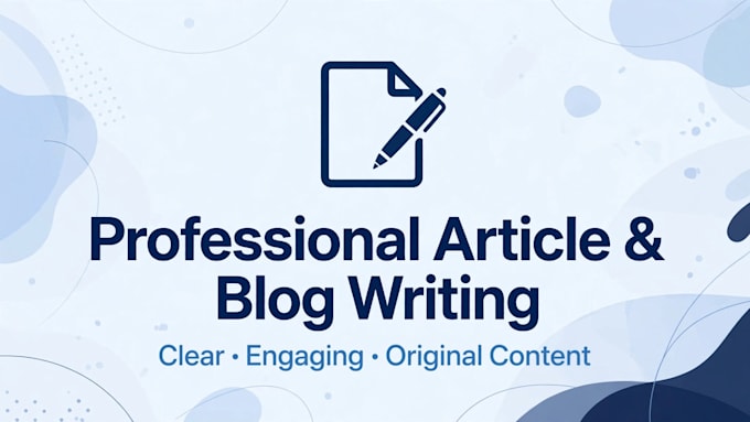 write engaging articles and blog posts
