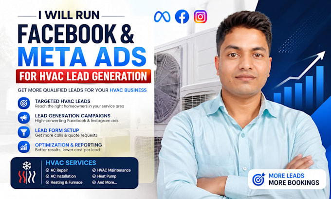 run facebook ads for hvac lead generation