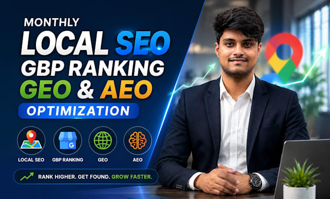 do monthly local SEO, gbp ranking, GEO, and aeo optimization