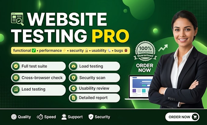 website testing with bug reports and screen captures