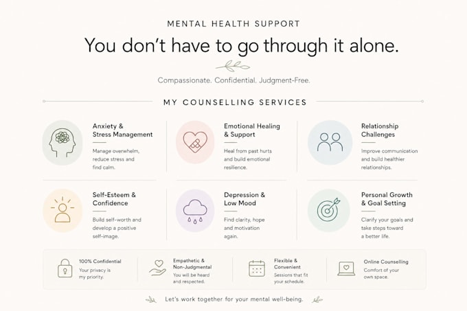 provide professional counselling and psychological support