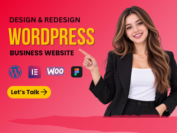 build, design, or redesign wordpress website with elementor