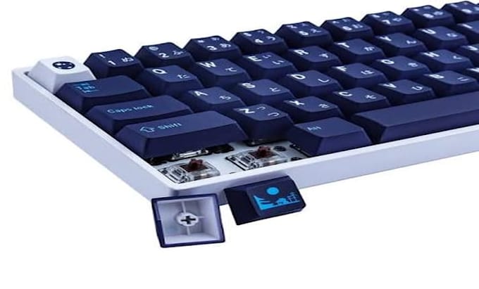 design custom keycap and mechanical keyboard files for productions