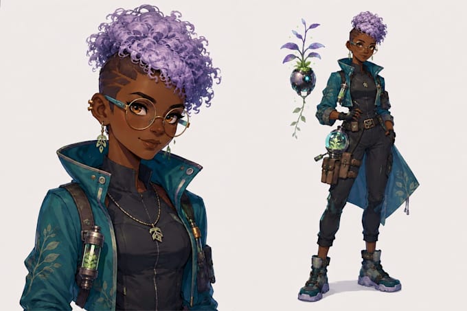 create custom ai character designs and concept art