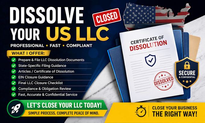 dissolve your US llc, file dissolution and close ein