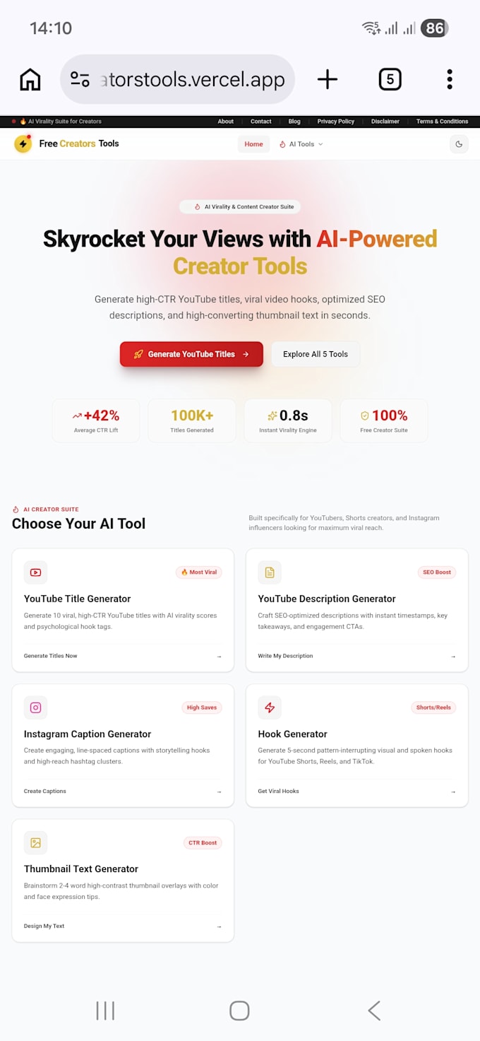 design a modern saas or web app