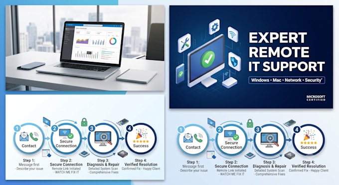 provide expert remote IT support and desktop troubleshooting
