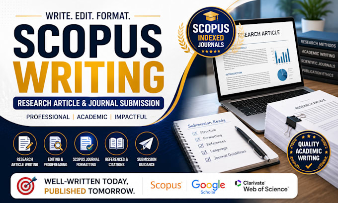 write, edit and format your research article for scopus journal submission