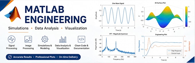 create matlab simulations and engineering plots
