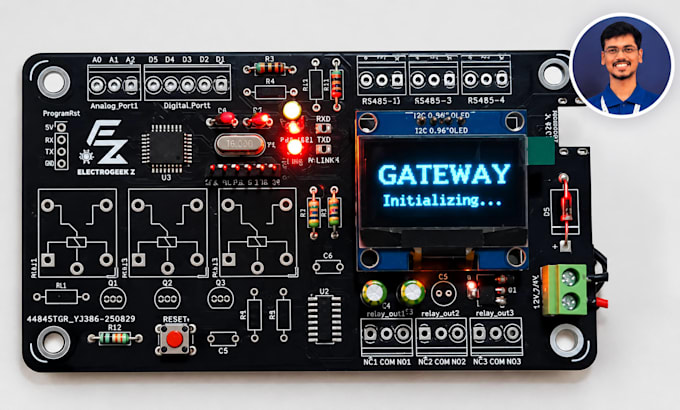 design a professional pcb layout and provide gerber files