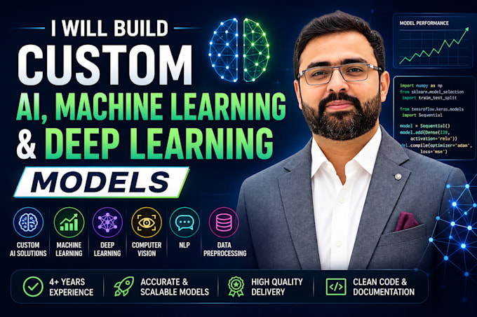 build custom ai machine learning and deep learning models