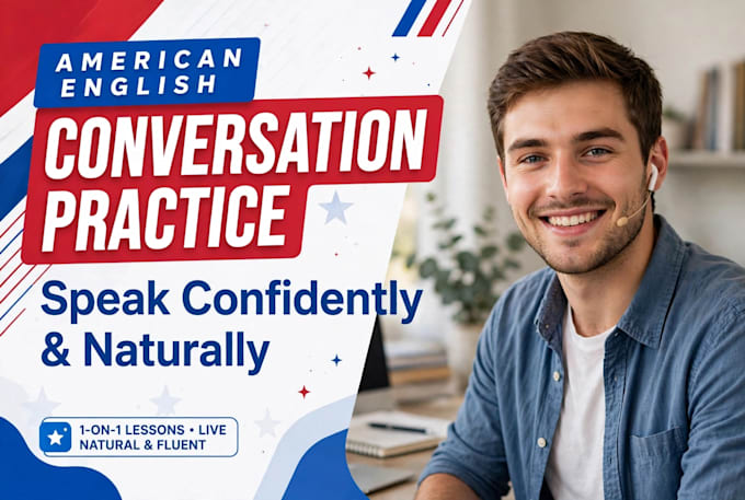be your american english conversation partner and tutor