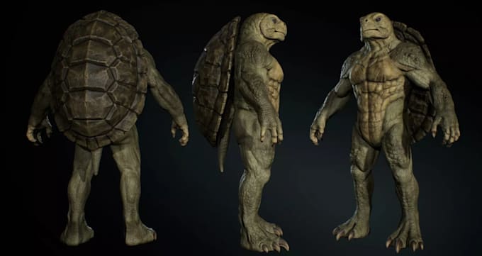 modular3d creature,4k texture,ue5 humanoid,vrm avatar,fbx character,idle animate